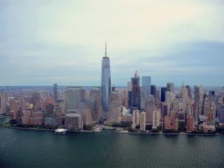 new york, manhattan, skyline Wallpaper
