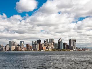 new york, manhattan, skyscrapers Wallpaper