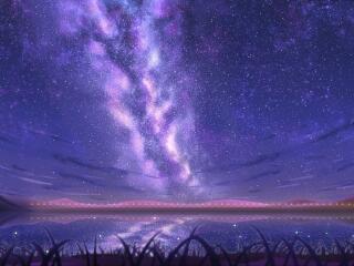 Night HD Milky Way wallpaper