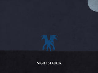 night stalker, dota 2, art Wallpaper