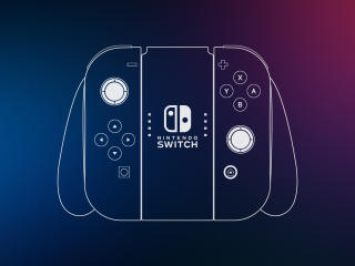 Nintendo Switch Controller Minimal wallpaper