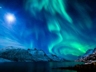 northern lights, aurora borealis, uk wallpaper