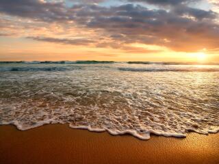 Ocean 4k Sunset Photography wallpaper