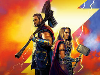Official Thor Love and Thunder Poster Cool Wallpaper