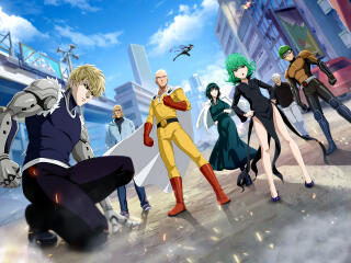 One-Punch Man HD All Character 4K wallpaper