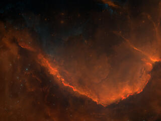 Orange Bowl Nebula wallpaper
