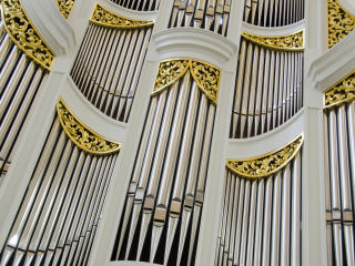organ, instrument, cathedral wallpaper