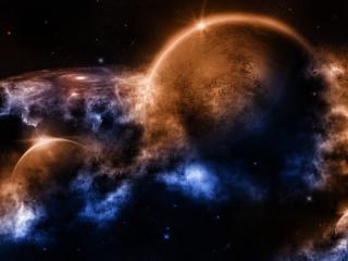 outer, space, planets wallpaper