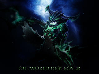 outworld destroyer, dota 2, art wallpaper