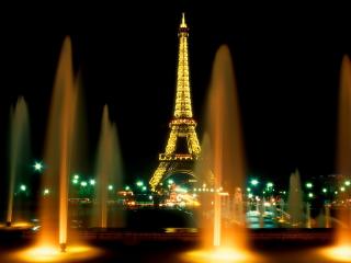paris, fountain, tower wallpaper