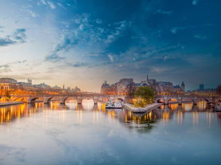 paris, france, seine river wallpaper