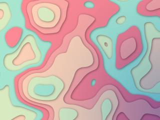 Pastel Slide Elevation Colorful Abstract wallpaper