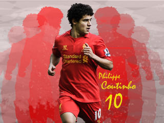 philippe coutinho, liverpool fc, soccer player wallpaper