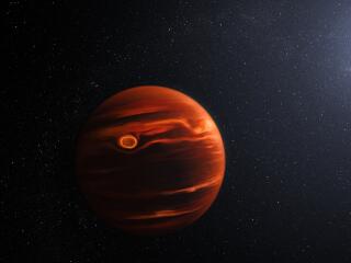 Planet Exoplanet VHS Illustration wallpaper