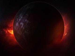 planet, explosion, space Wallpaper