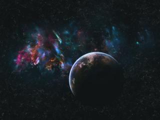 planet, galaxy, blur wallpaper
