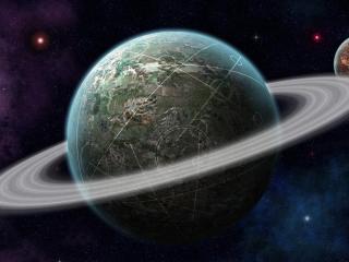 planet, universe, orbit Wallpaper