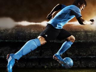 player, football boots, ball wallpaper