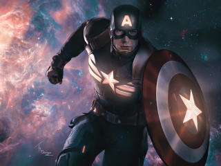 Poster of Captain America wallpaper