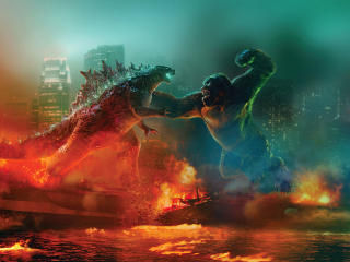 Poster of Godzilla vs Kong Wallpaper