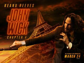 Poster of John Wick 4 Movie Wallpaper