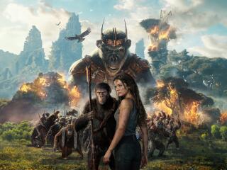 Poster of Kingdom Of The Planet Of The Apes 2024 Movie wallpaper