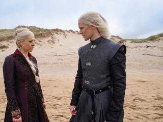 Princess Rhaenyra Targaryen & Prince Daemon Targaryen House of the Dragon wallpaper