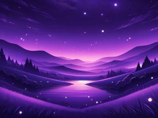 Purple Landscape Twilight HD Dreamscape wallpaper