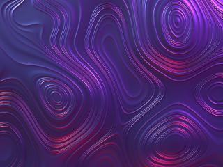 Purple Oval Waves wallpaper