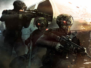 rainbow 6 patriots, soldiers, weapons wallpaper