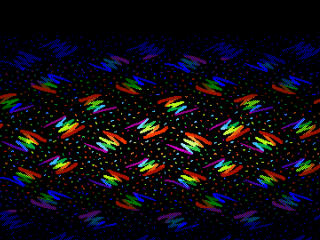 Rainbows Pixel Pattern wallpaper