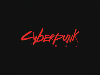Red Cyberpunk Logo wallpaper