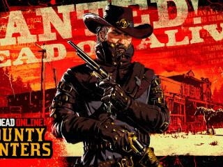 Red Dead Online Bounty Hunters wallpaper