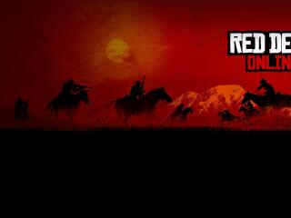 Red Dead Online HD Gaming Poster wallpaper