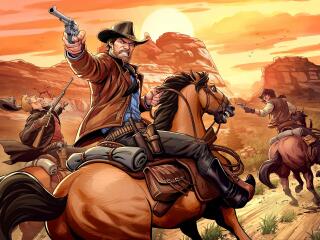 Red Dead Redemption 2 Digital Poster wallpaper