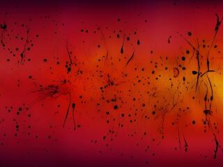 Red with Black Splatters wallpaper