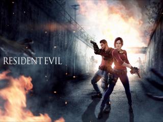 resident evil, claire redfield, chris redfield Wallpaper