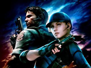 resident evil, jill valentine, chris redfield wallpaper