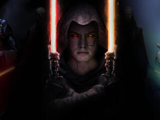 Rey Sith with Jedi Star Wars Wallpaper