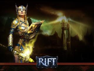 rift, girl, armor Wallpaper