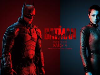 Robert Pattinson and Zoë Kravitz HD The Batman wallpaper