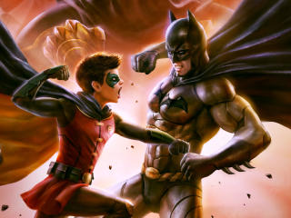 Robin vs Batman wallpaper