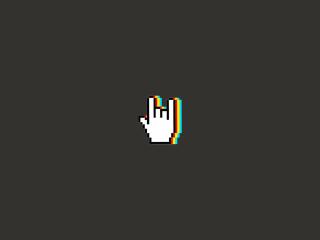 Rock and Roll Hand Gesture Minimal wallpaper
