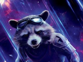 Rocket Raccoon in Avengers Endgame wallpaper