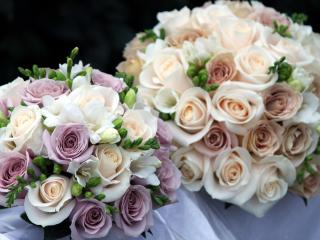 roses, flowers, wedding bouquets wallpaper