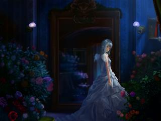 rozen maiden, suigintou, girl wallpaper