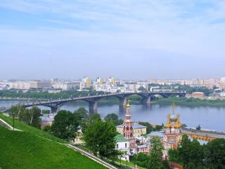 russia, bridges, sky Wallpaper