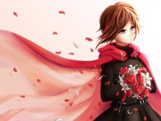 rwby, ruby rose, anime wallpaper
