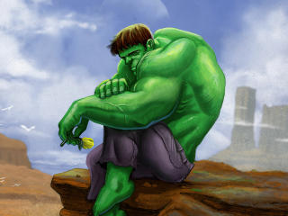 Sad Hulk Marvel Comic wallpaper