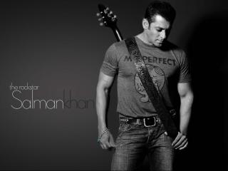 Salman Khan In Black And White  wallpaper